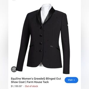 Equiline Blinged Out Show Jacket